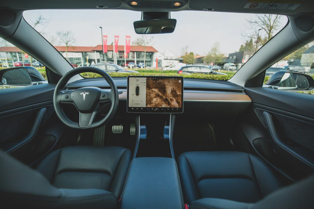 Tesla self driving car